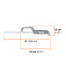Mini arco 12" de aluminio para segueta, TRUPER