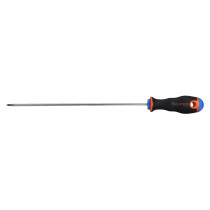 Desarmador de cruz 1/8" x 8" mango Comfort Grip, TRUPER