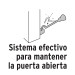 Gancho latonado para puerta, HERMEX