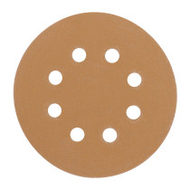 Paquete con 5 discos de lija 5" grano 150, 8 perforaciones