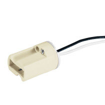 Portalámpara de porcelana para base G9, VOLTECK