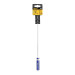 Desarmador de cruz 1/8" x 8" mango de PVC, PRETUL