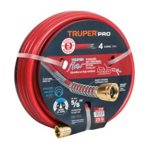 Manguera 5/8" super reforzada 4 capas 25 m conexiones metal