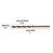 Broca HSS 7/64" Trugold para metal, TRUPER EXPERT