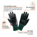 Guantes de nylon recubiertos de nitrilo, M, TRUPER