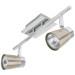 Luminario de sobreponer con 2 spots base GU10, VOLTECK