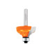 Broca para router, clásica, 1-3/8" con balero, TRUPER