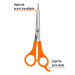 Tijera 6" estilista, con gancho, acero inoxidable, TRUPER