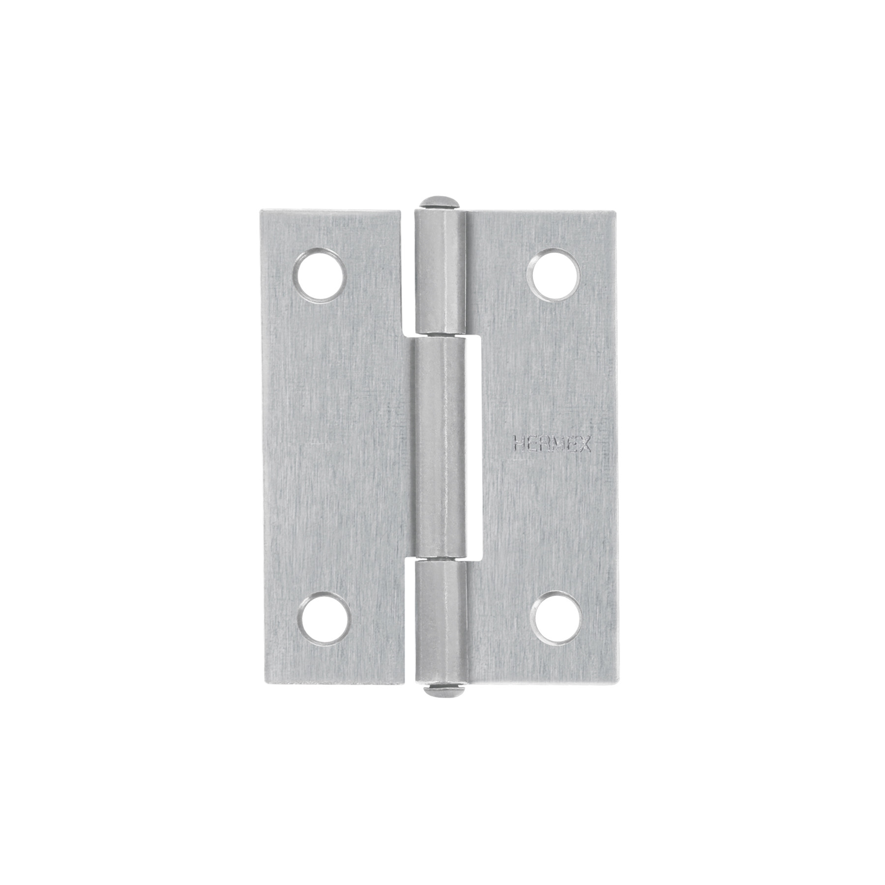 Bisagra rectangular 2" acero pulido, HERMEX