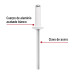 Bolsa c/50 remaches 5/32"x3/8" blancos aluminio, ala 5/16"