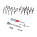 Juego de 45 herramientas cuadro 1/4" std para mecánico
