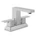 Mezcladora para lavabo 4", cromo, FOSET KUBO