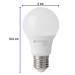 Pack 4 focos LED 8W (60W) A19, 6500K fría, 790 lm, BASIC