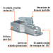 Acoplador para remolque, para bola de 1-7/8", TRUPER