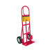 Diablo de carga de 370 kg, ruedas imponchables PU, asa "D"