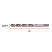 Broca HSS 29/64" Trusilver para metal, Truper