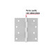 Bisagra cuadrada 4", satinado, cabeza plana, BASIC