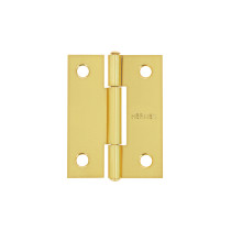 Bisagra rectangular 2" acero latonado, HERMEX