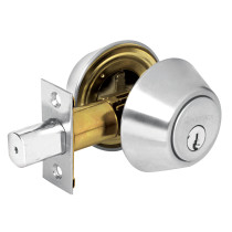 Cerrojo llave-llave cromo mate, llave tradicional, HERMEX