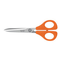 Tijera 8" para oficina, de acero inoxidable, TRUPER