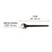 Llave ajustable (perico) 24" profesional pavonada, EXPERT