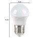 Pack 4 focos LED 10W (75W) A19, 3000K cálida, 950 lm, BASIC