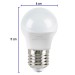 Pack de 4 lámparas de LED A19 10 W, luz cálida, caja, Basic