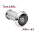 Mirilla de seguridad acabado cromo mate, HERMEX