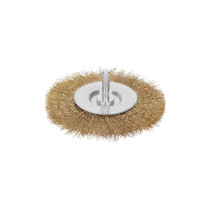 Carda circular 4" alambre grueso para taladro, TRUPER