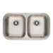 Tarja de submontar 82 x 47 x 23 cm doble tina, FOSET RIVIERA