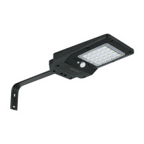 Luminario suburbano solar LED 4 W 6500 K con sensor de luz