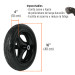 Carretilla 6 ft3 Imponchable, bastidor tubular, TRUPER