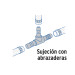 Tee inserción 1/2" de polipropileno, FOSET