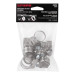 Bolsa con 10 abrazaderas sin fin # 8, 5/8 - 7/8", FIERO