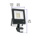 Reflector LED para exteriores 20W 6500K con sensor, VOLTECK