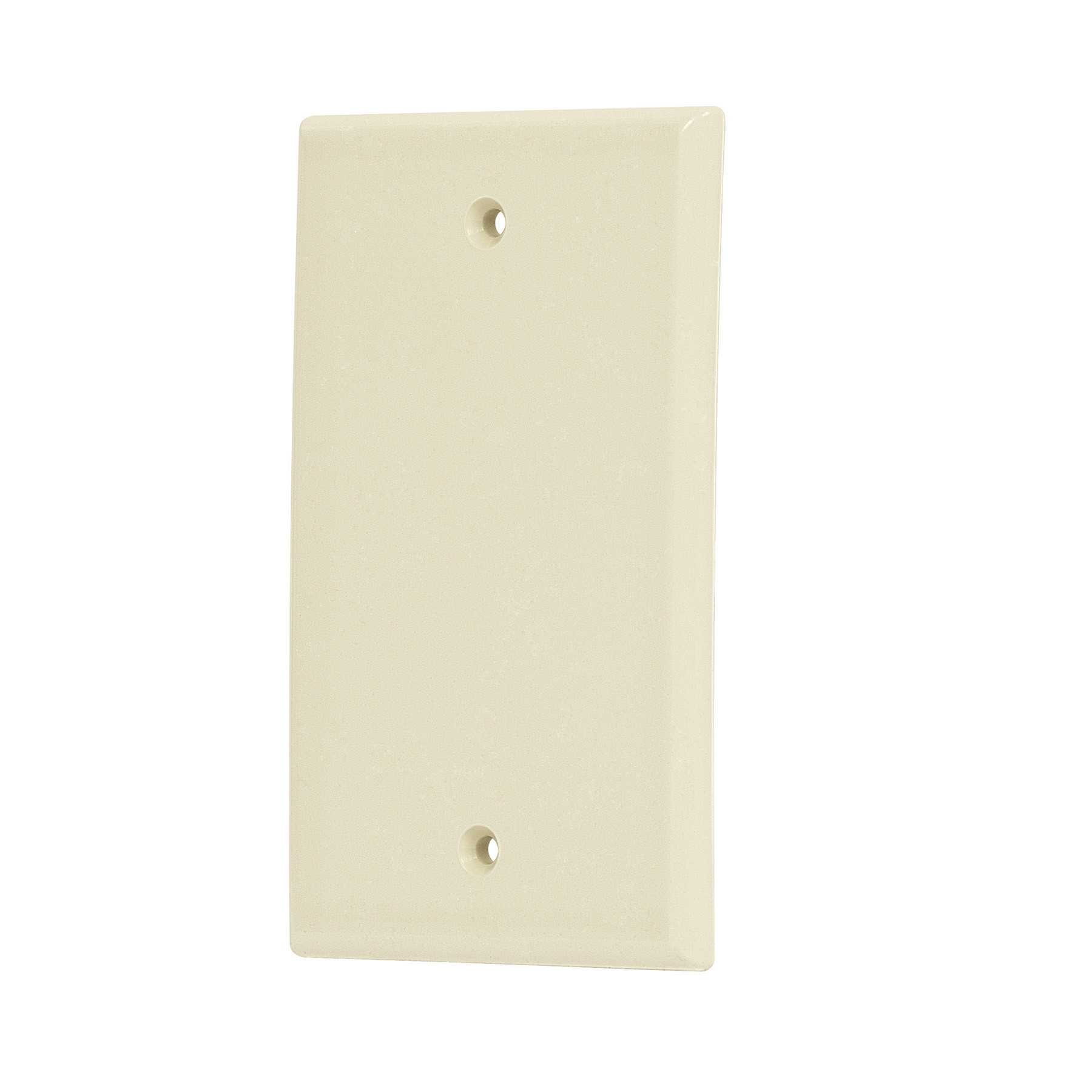 Placa de ABS ciega, Standard, marfil, VOLTECK