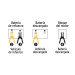 Cables pasa corriente 2 m, 125 A, 10 AWG, PRETUL