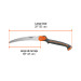 Serrucho plegable 10" hoja curva 5 DPP mango plástico,TRUPER