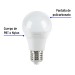 Lámpara LED tipo bulbo A19 9 W luz de día, caja, Volteck
