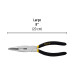 Pinza de punta y corte 8" mango de PVC, PRETUL