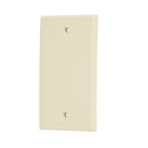 Placa de ABS ciega, Standard, marfil, VOLTECK