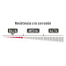 Juego de 4 candados cuerpo laminado, 40 mm, HERMEX BASIC