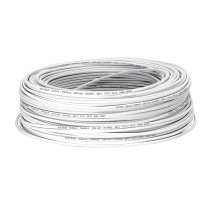 Rollo de 100 m de cable THHW-LS 14 AWG blanco, VOLTECK