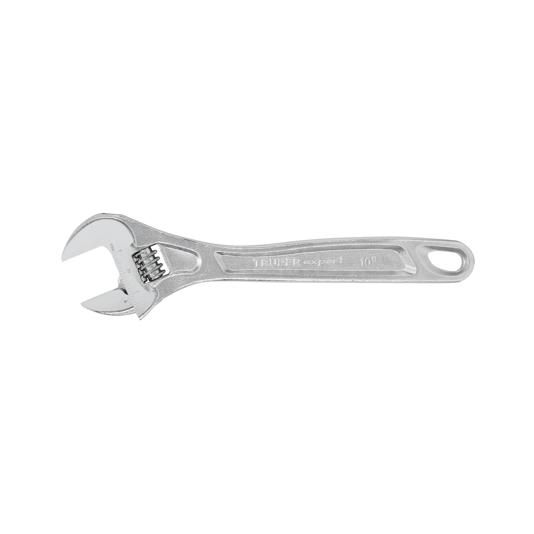Llave ajustable (perico) 10" profesional cromada, EXPERT