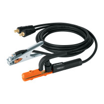 Cables portaelectrodo y pinza de tierra 200A, 1/2", TRUPER