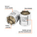 Dado de 13/16", 6 puntas, cuadro 3/8", TRUPER