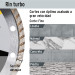 Disco de diamante de 4-1/2" x 1.2 mm, rin turbo, PRETUL