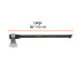 Hacha labor entera 3 lb, mango de fibra de vidrio 36",TRUPER