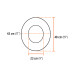 Protector solar plegable para casco, naranja con reflejante