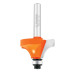 Broca para router, redondeado con moldura, 1-1/4" con balero